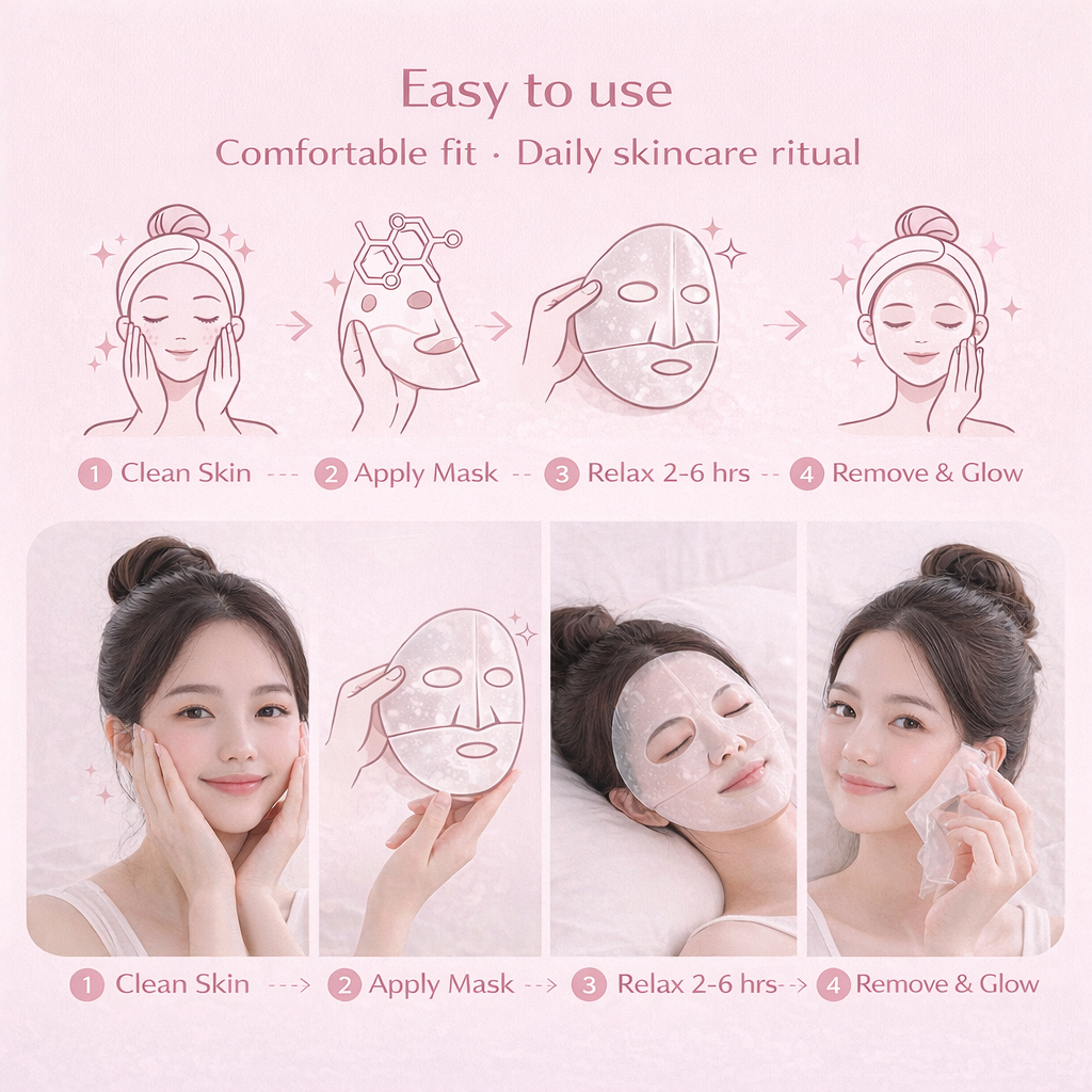 Miso Glow Bio-Collagen Real Deep Mask Box of 4 Hydrogel Sheet Mask