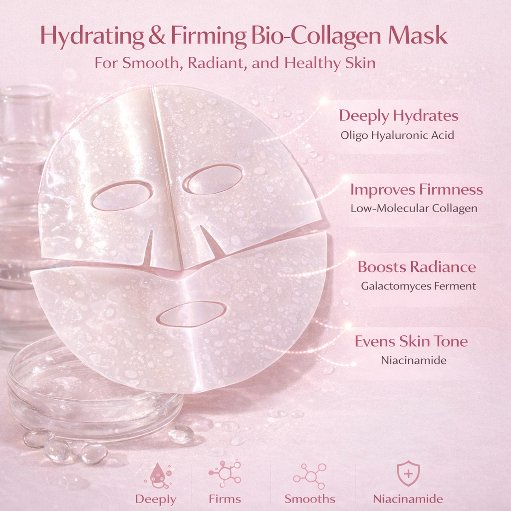 Miso Glow Bio-Collagen Real Deep Mask Box of 4 Hydrogel Sheet Mask